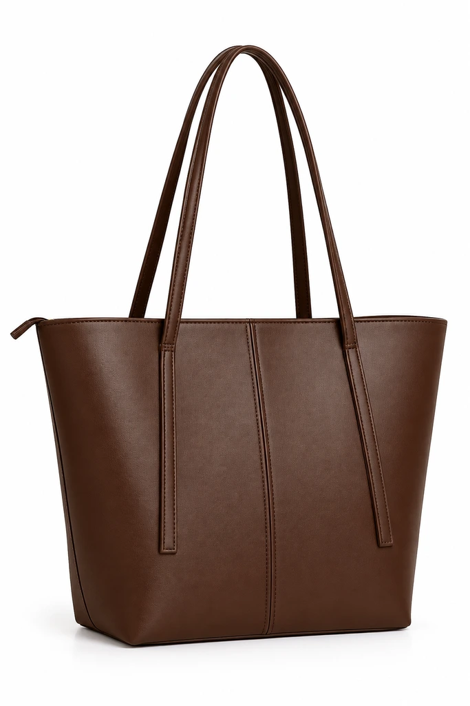 Brown Leather Tote Bag for Women with "Multiple colors available"